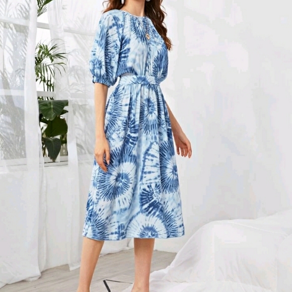 NEW Tye Dye Dress - Picture 4 of 7